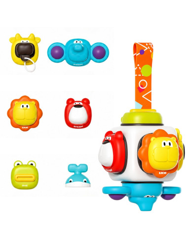 WOOPIE BABY 6-in-1 sensorinis kubas – Gyvūnai