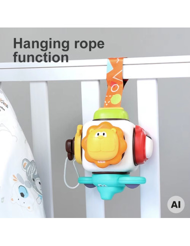WOOPIE BABY 6-in-1 sensorinis kubas – Gyvūnai