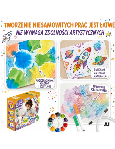 WOOPIE Набор для творчества и рисования 3 в 1, 42 предмета.