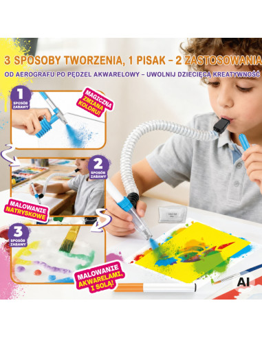 WOOPIE kūrybinis tapybos ir rankdarbių rinkinys 3 viename, 42 dalys.