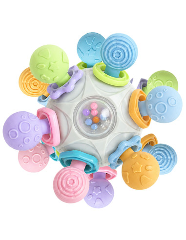 WOOPIE BABY Sensory Toy Teether Ball 3in1 Ball 6m+