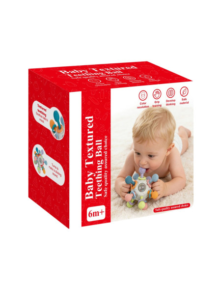 WOOPIE BABY Sensory Toy Teether Ball 3in1 Ball 6m+