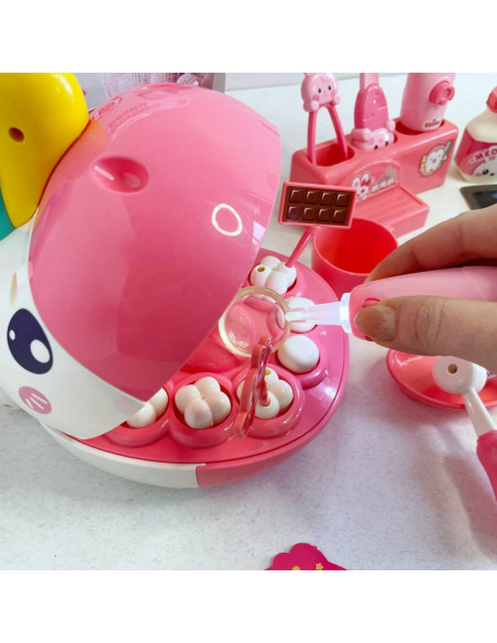 WOOPIE Little Dentist Set Unicorn Head Accessories