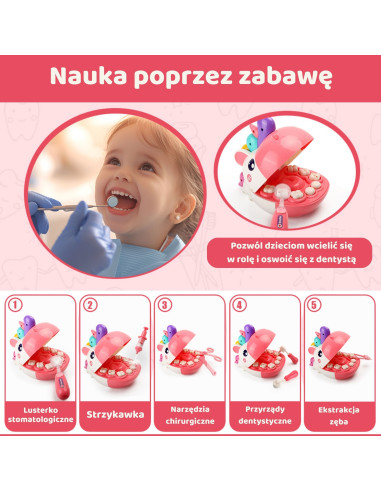 WOOPIE Mažojo Dantisto Rinkinys - Vienaragis