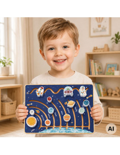 TOOKY TOY Solar System Educational Board 2