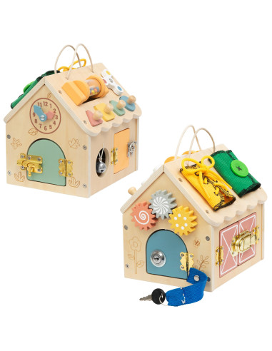 TOOKY TOY Wooden Manipulation House