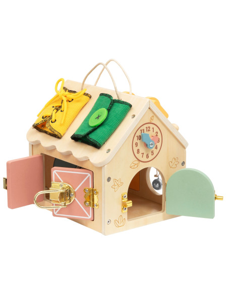 TOOKY TOY Wooden Manipulation House