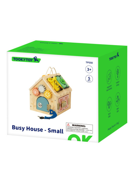 TOOKY TOY Wooden Manipulation House