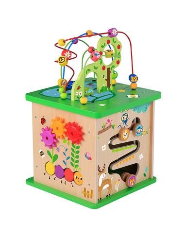TOOKY TOY Educational Cube Sorter Maze Intertwining Animals