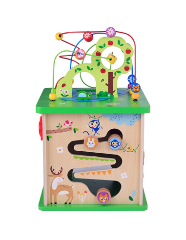 TOOKY TOY Educational Cube Sorter Maze Intertwining Animals