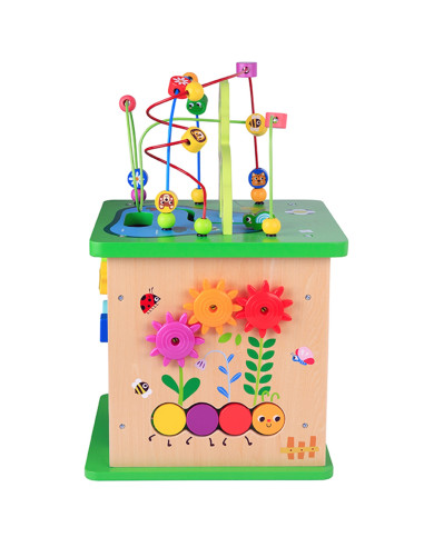 TOOKY TOY Educational Cube Sorter Maze Intertwining Animals