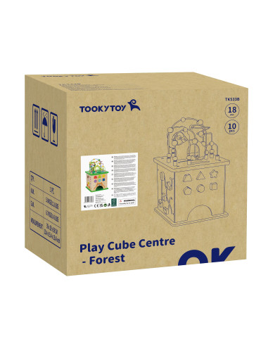 TOOKY TOY Educational Cube Sorter Maze Intertwining Animals