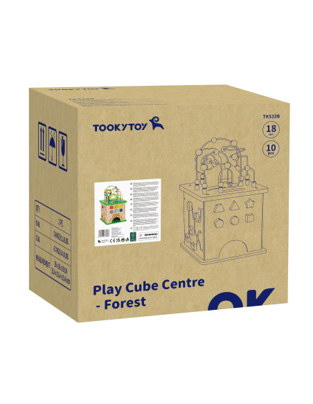 TOOKY TOY Educational Cube Sorter Maze Intertwining Animals