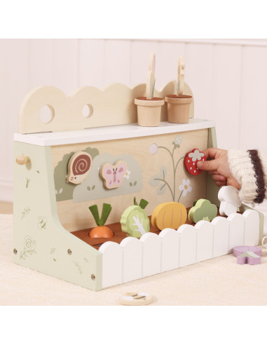 VIGA Wooden Garden for the Little Gardener 22 pcs.