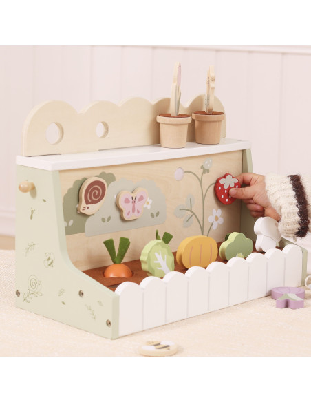 VIGA Wooden Garden for the Little Gardener 22 pcs.
