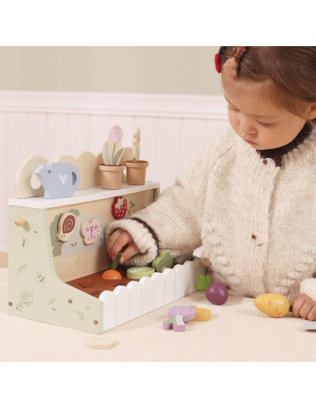 VIGA Wooden Garden for the Little Gardener 22 pcs.