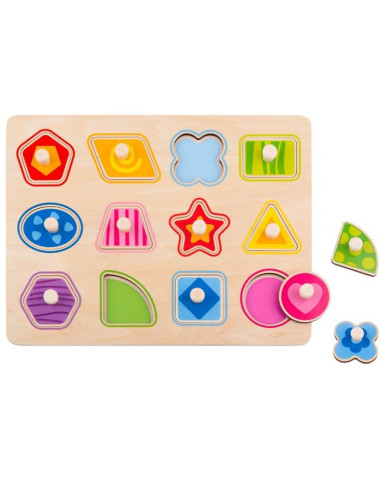 TOOKY TOY Puzzle Montessori Shape Learning Puzzle with Pushpins