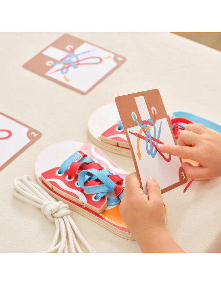 VIGA Learning to Lace Shoe Bows Laces 3+