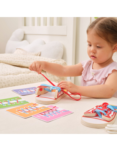 VIGA Learning to Lace Shoe Bows Laces 3+