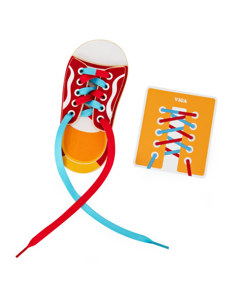 VIGA Learning to Lace Shoe Bows Laces 3+