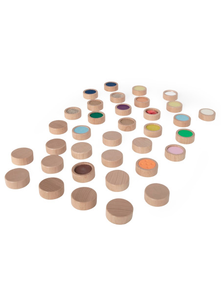 VIGA Sensory Touch Memory Blocks 36 pcs 18 Textures For Children 3+