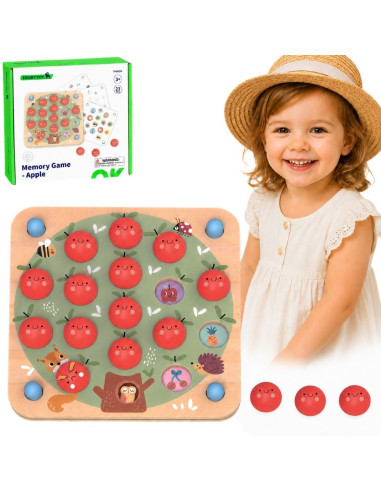 TOOKY TOY Memory Apple Memory Game
