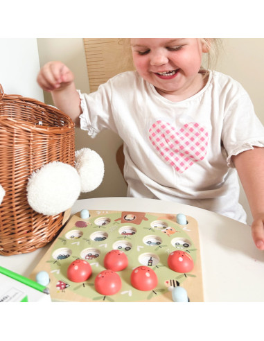 TOOKY TOY Memory Apple Memory Game