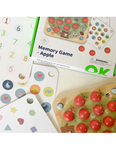 TOOKY TOY Memory Apple Memory Game