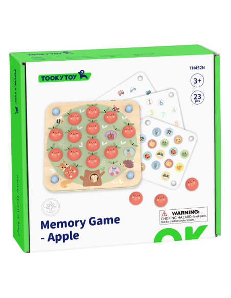 TOOKY TOY Memory Apple Memory Game