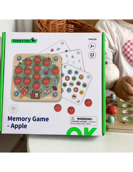 TOOKY TOY Memory Apple Memory Game