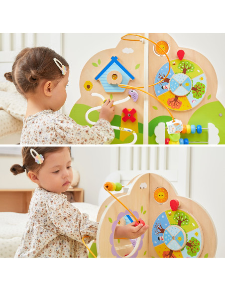 VIGA Wooden Activity Tree Music Educational Center 18m+