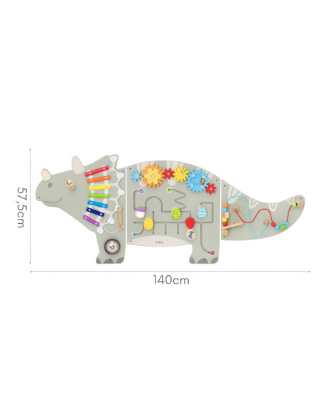 VIGA triceratopso dinozauro veiklos sienelė, skirta vaikams nuo 18 mėnesių
