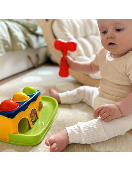 WOOPIE BABY Colorful Montessori Hammer Punch